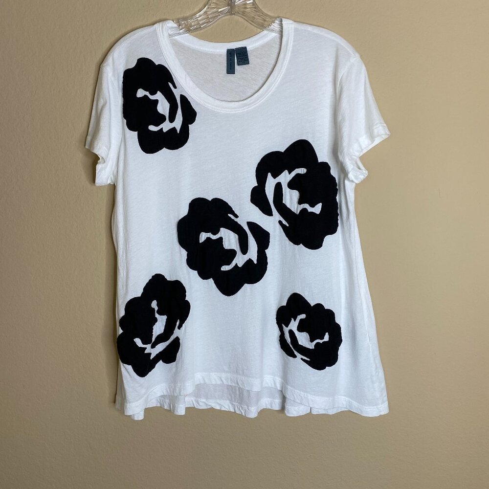 left of center anthropologie shadowbloom tee